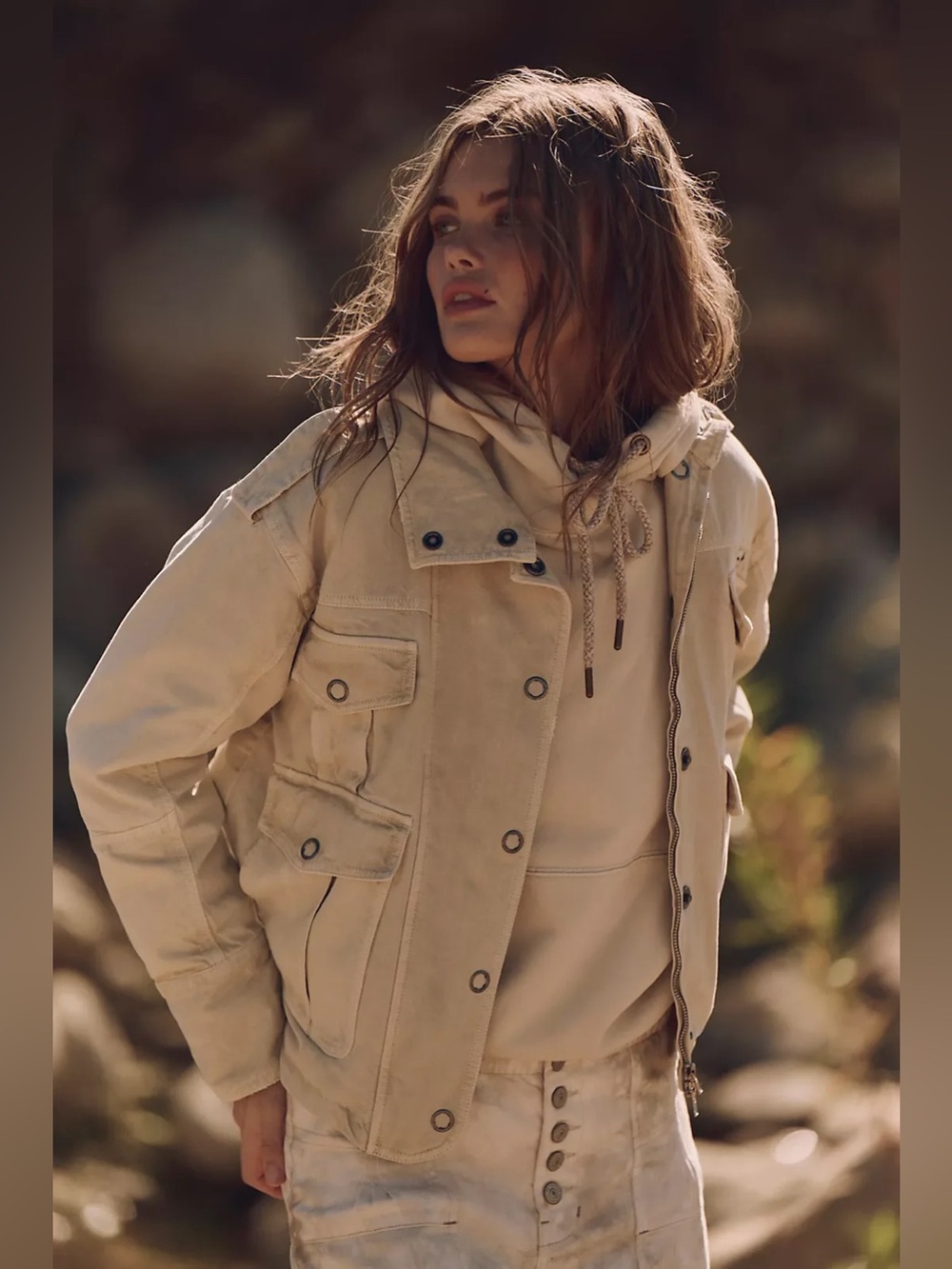 free people Kali Washed Jacket